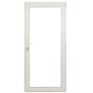 PVC-dør til terrasse/altan med termorude, type 3, 4-kammer, højre, PVC-tærskel, 88×198 cm
