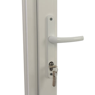 PVC-dør til terrasse/altan med termorude, type 3, 4-kammer, højre, PVC-tærskel, 88×198 cm