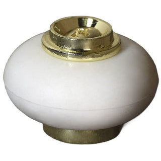 Gulvdørstopper Thirard i messing, 22×30 mm