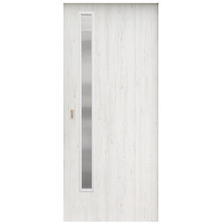 Skydedør til indvendig brug Doina, med glas, 95×206 cm + indbygget håndtag