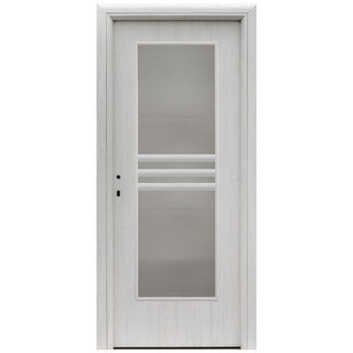 Indvendig cellefyldt dør med glas, R80 Doina, højrehængt, Gol D2 fibra, 76×202 cm