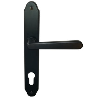 Dørgreb til entredør med langskilt, Verofer Wien, til cylinder, messing, 85 mm