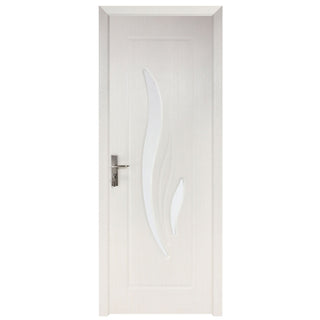 Indendørsdør i træ med glas, SuperDoor F03-78-A, venstre/højre, 78×203 cm