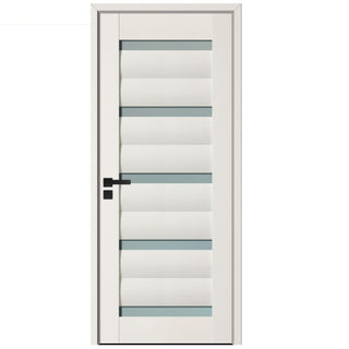 Indendørsdør i træ med glas, BestImp G1-68 E, venstre/højre, 68×203 cm