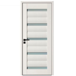 Indendørsdør i træ med glas, BestImp G1-88 E, venstre/højre, 88×203 cm