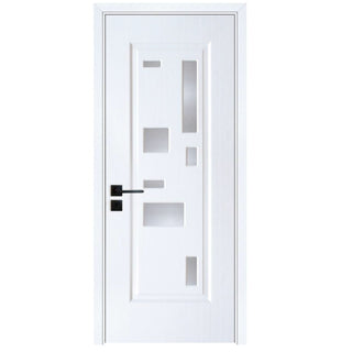 Indendørsdør i træ med glas, BestImp B02-88-V, venstre/højre, 88×203 cm