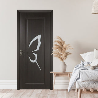 Indendørsdør i træ med glas, BestImp B04-88-K, venstre/højre, 88×203 cm