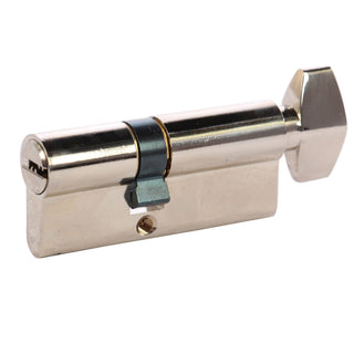 Sikkerhedscylinder med knop, Yale, messing, 5 nøgler med mønsterprofil, 30×40 mm
