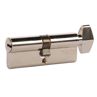 Sikkerhedscylinder med knop, Yale, messing, 5 nøgler med mønsterprofil, 40×40 mm