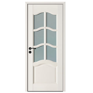 Indvendig trædør med glas BestImp 013-78-E, venstre/højre, 78×203 cm