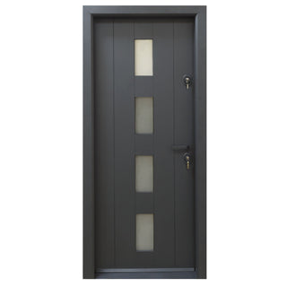 Metaldør til udendørs brug Arta Door 626, venstrehængt, 88×201 cm + tilbehør
