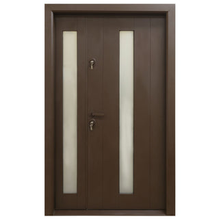 Metaldør til udendørs brug Arta Door 626D, højrehængt, 120×201 cm + tilbehør