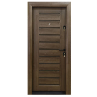 Metaldør til udendørs brug Arta Door 416, venstrehængt, 88×201 cm + tilbehør