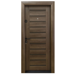 Metaldør til udendørs brug Arta Door 416, højrehængt, 88×201 cm + tilbehør