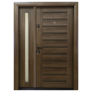 Metaldør til udendørs brug Arta Door 416D, højrehængt, 120×201 cm + tilbehør