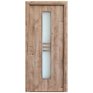 Indvendig hulkernedør med rude, R80 3D, højrehængt, Gol D2, 86×202 cm