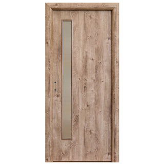 Indvendig hulkernedør med rude, R80 3D, højrehængt, Gol D2, 76×202 cm
