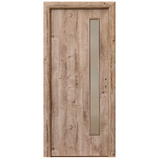 Indvendig hulkernedør med rude, R80 3D, venstrehængt, Gol D2, 76×202 cm