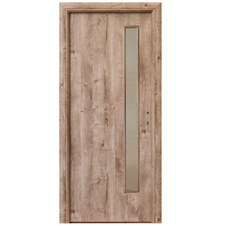 Indvendig hulkernedør med rude, R80 3D, venstrehængt, Gol D2, 86×202 cm