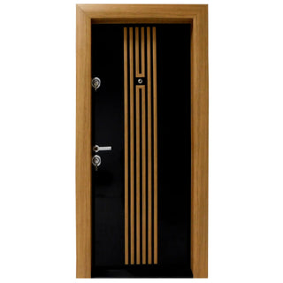 Metaldør til lejlighedsindgang Arta Door Arhitect PVC 470, højrehængt, 88×201 cm
