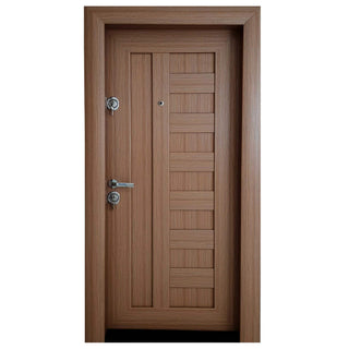 Metaldør til lejlighedsindgang Arta Door Arhitect PVC 410, højrehængt ST 010, 88×201 cm