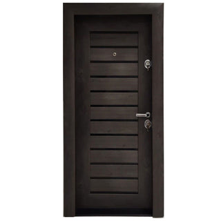 Indgangsdør i metal, Arta Door Arhitect PVC 416, venstre, 88 × 201 cm