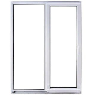 PVC-terrassedør/altandør med termorude, hæve-skydedør, 5 kamre, højre, PVC-tærskel, 180 × 210 cm