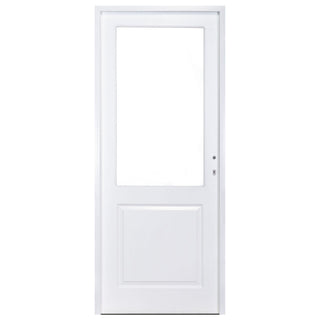 Indendørsdør i træ med glas, Robust, venstre, malet 86×205 cm