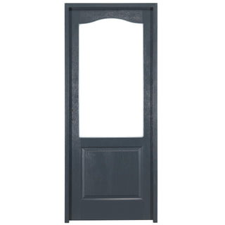 Indendørsdør med glas, hulkerne, HDF, Gol, højre, 205×86×4 cm med karm