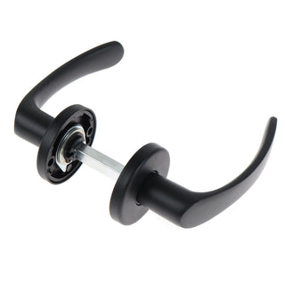 Dørgreb med rund rosette til indvendig dør, Sydney Gato BB K RR50, zamak, 125×50 mm