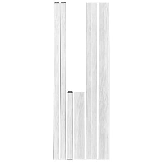 Dørkarmbeklædning til indendørsdør Megadoor, MDF, valnød, 100×2030×6 mm, sæt á 6 stk.