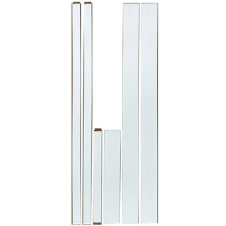 Dørkarmbeklædning til indendørsdør Megadoor, MDF, hvid/perlehvid, 200×2030×6 mm, sæt á 6 stk.