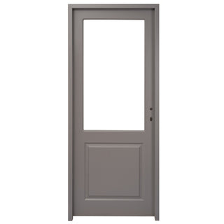 Indendørsdør i træ med glas, Robust, venstre, malet, 86×205 cm