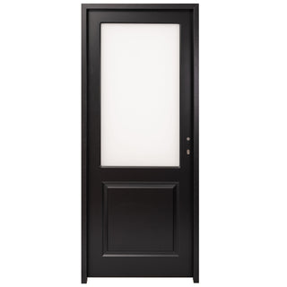 Indendørsdør i træ med glas, Robust, venstre, malet, 66×205 cm