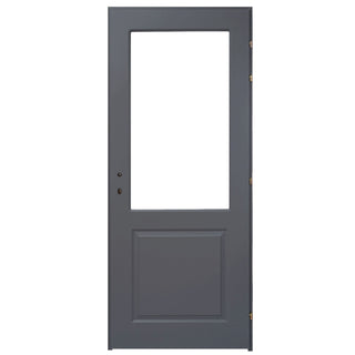 Indendørsdør i træ med glas, Robust, venstre, malet, 66×205 cm