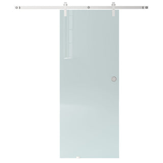 Indvendig skydedør Moldoglass, hærdet klart glas, 94×215 cm