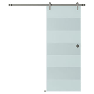 Indvendig skydedør Moldoglass, hærdet mønstret glas, 94×215 cm
