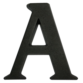 Husbogstav A, Sartpol, aluminium, 10×10 cm