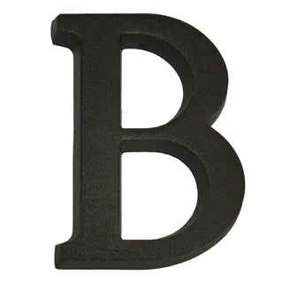 Husbogstav B, Sartpol, aluminium, 10×7 cm