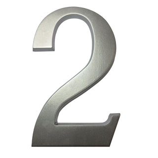 Husnummer 2, Sartpol, aluminium, udendørs, 20×13 cm