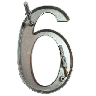 Husnummer 6/9, Sartpol, aluminium, udendørs, 20×13 cm