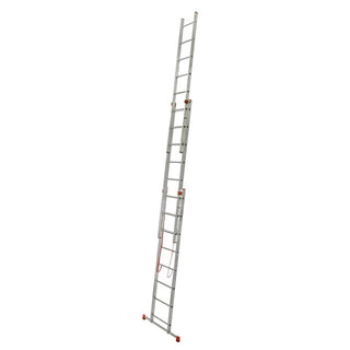 Universal aluminiumsstige 6608, 3x8 trin, Arbejdshøjde 5,82 m, 150 kg