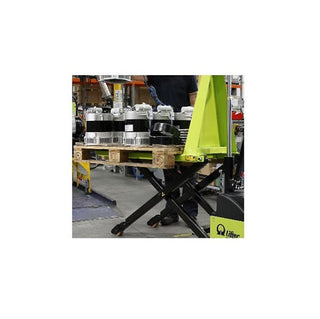 Elektrisk sakseløfter med vægt HX10E, 1185 x 565 mm, 1 T