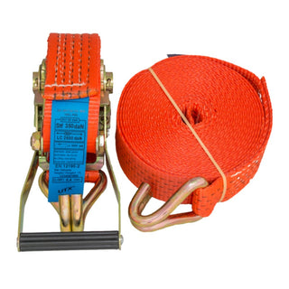 Surringsstrop med skralde og krog, UTX, 3 m, 50 mm, 5000 daN
