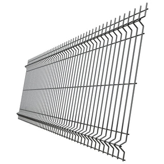 Galvaniseret hegnspanel med antracitkant, 2000 mm