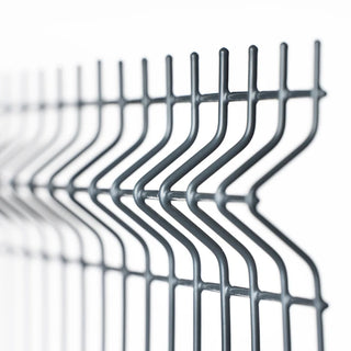 Galvaniseret hegnspanel med antracitkant, 2000 mm