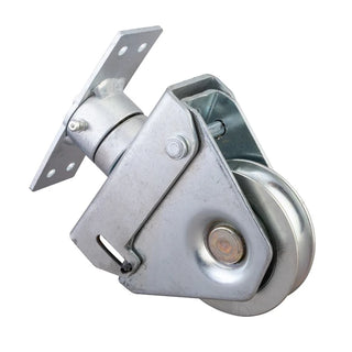 Rulle med Rotationsfjeder til Skydende Porte Ø80 mm – Stål