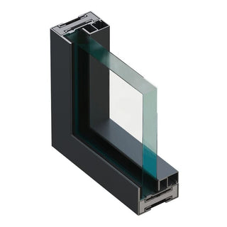 Todome Brandvindue til indendørs brug – 50x100 cm, stål, grå (EI30 / EI60 / EI90)