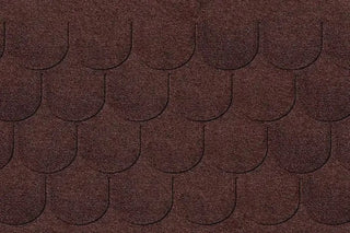Bituminøs Shingles Tagpap, Gutta, 2,9 m²/pakke, 20 stk, Brun
