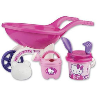 Sandkassesæt med Trillebør Hello Kitty – Strandlegetøj til Børn (3+)